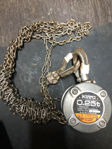 KITO  キトー　チェーンブロック　CX300 0.25t
