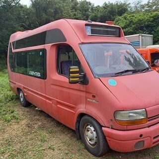 超希少車　オムニノーバマルチライダー（通称赤バス）キッチンカー＆キャンピングカーのベース車両に目立ちます普通に走ります。車両交換可の画像