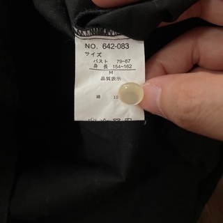 前リボンシャツの画像