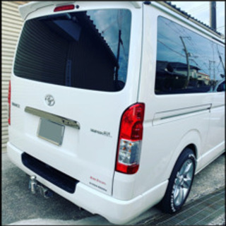 ダークプライム　4型　ハイエース　ディーゼル　走行13350の画像