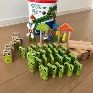 トイザらス　木製ドミノ　積み木