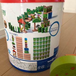 トイザらス　木製ドミノ　積み木の画像