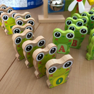 トイザらス　木製ドミノ　積み木の画像