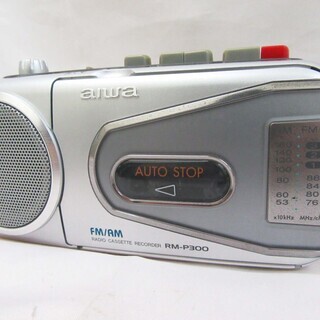【恵庭】AIWA 小型ラジカセ 再生可 RM-P300 2000年製 中古品 paypay支払いOK!の画像