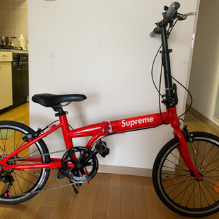 折りたたみ自転車6段ギア　２０インチ　27日引き取り限定　一万円の画像