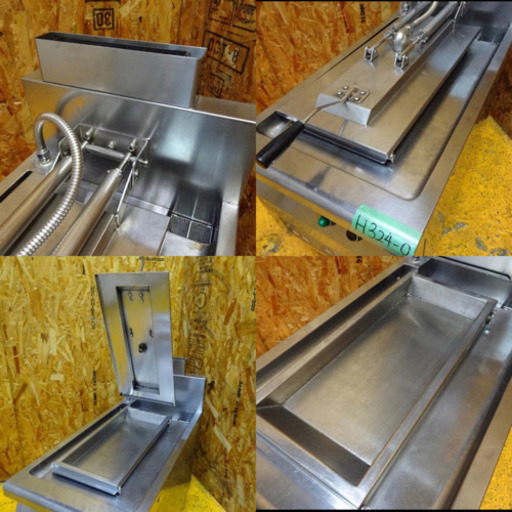 (H324-0)マルゼン ガス自動餃子焼き器 MAZ-4 都市ガス 100V 動作確認済み 業務用 中古 厨房 飲食店