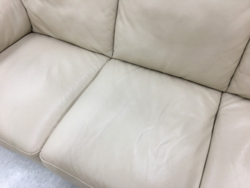 本革3人掛けソファー　イタリア製　italsofa　イタルソファ