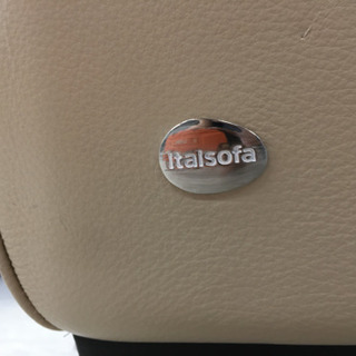 本革3人掛けソファー　イタリア製　italsofa　イタルソファの画像