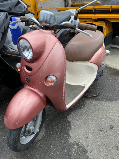 YAMAHA ビーノ　ピンク色　走行距離少ない　4サイクル　実動　福岡市南口