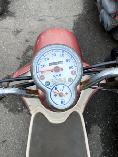 YAMAHA ビーノ　ピンク色　走行距離少ない　4サイクル　実動　福岡市南口