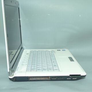 1台限定 送料無料 ホワイト色 新品SSD搭載 ノートパソコン 中古良品 Win10 14型 富士通 LH700/5A Core i5 4GB DVDRW 無線LAN LibreOffice済の画像
