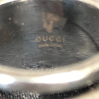 GUCCI リング　グッチ　指輪　ケース付き　サイズ9号　シルバー925の画像