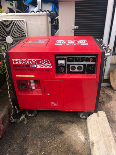 ホンダの防音型発電機　EX2000 ジャンク