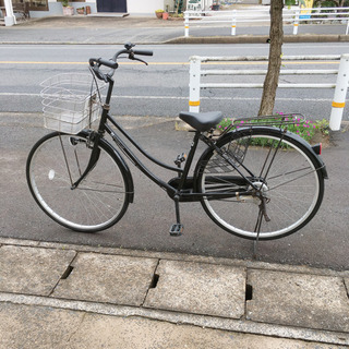 自転車✨ママチャリ✨スタンダード✨27インチ✨黒✨鍵ありタイプ✨...