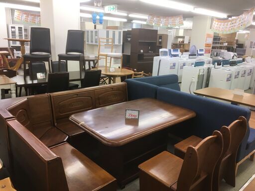 【ダイニングセット】木製ダイニングテーブルセット・ダイニング6点セット：ブラウン
