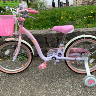 幼児★自転車★【取引中】補助輪★18インチ★女の子★低学年★ディ...