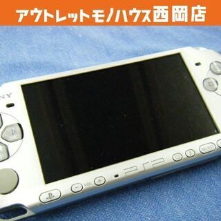 PSP 3000 本体のみ 動作確認済み ミスティックシルバー ...