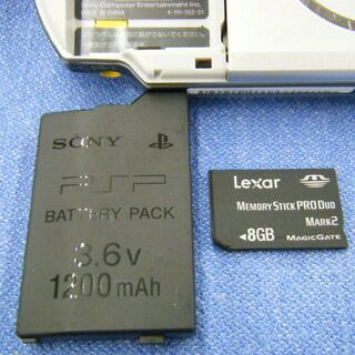 PSP 3000 本体のみ 動作確認済み ミスティックシルバー プレイステーション ポータブル ソニー メモリースティック 西岡店の画像