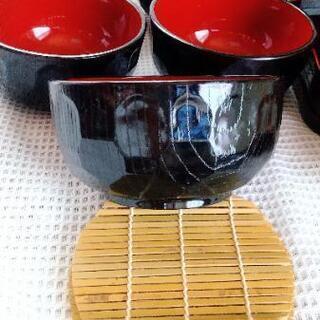 どっしり椀と銘々盆の画像