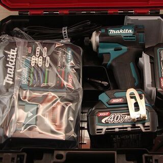美品 makita マキタ インパクトドライバ40VmaxTD001黒 トルク220Nm