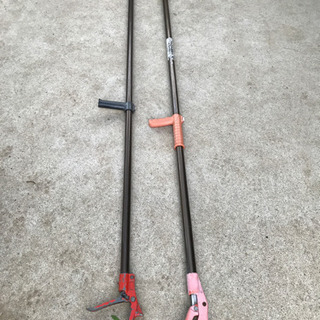 used 剪定用 高枝切りバサミ ロングタイプ3M 2本セット