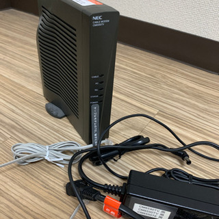 NEC ケーブルモデム　コード付き