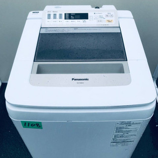 ‼️8.0kg‼️1108番 Panasonic✨全自動電気洗濯機✨NA-FA80H2‼️