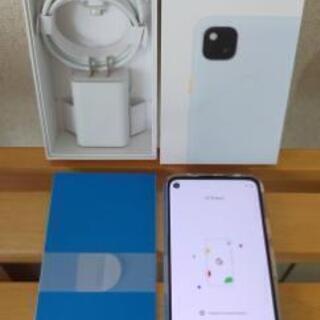 やや新品未使用 Google Pixel4a Barely Blue 128GB