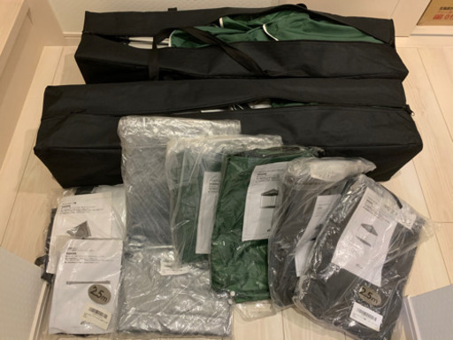 【新品・美品】フィールドア　アルミワンタッチタープ2組セット