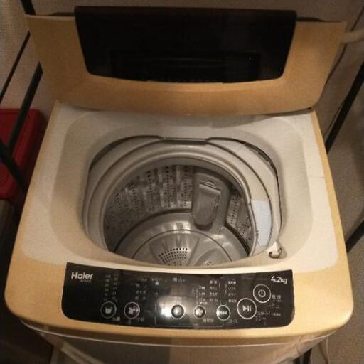 [取引中]Haier【JW-K42K】4.2kg 洗濯機