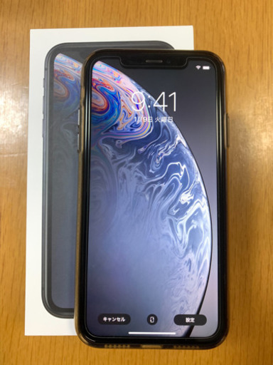 買取直前値下げ　iPhone XR Black64GB docomoSIMロック解除