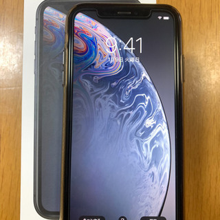 買取直前値下げ　iPhone XR Black64GB docomoSIMロック解除