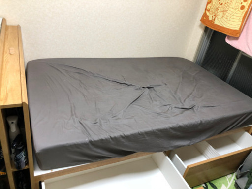 ニトリ製 セミダブル ベッドフレーム