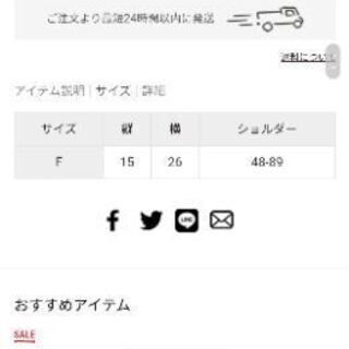 アニエスベー ボディバッグ ブラック 新品未使用の画像