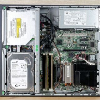 HP　Elite Desk 800 G1 SFF / i7-4790 , 8 GB , 128GB-SSD + 500GB-HDD　(P061)の画像