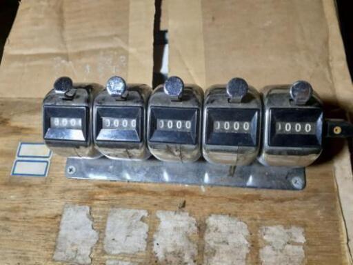 連式数取器　5連式数取器