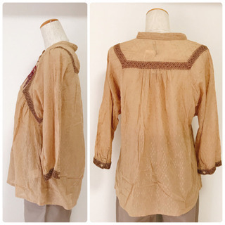 【定価 10,290 円】☆新品☆mjuka ミューカ 難あり　コットンブラウスの画像