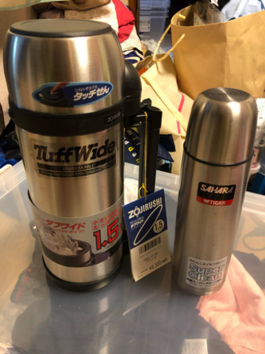 象印 1.5L 水筒 &タイガー 水筒