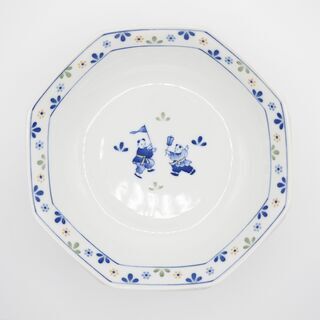 【中古】中国風の可愛い絵皿　5枚セットの画像