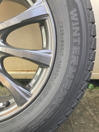 美品アルミホイル17インチとタイヤ　マツダCX-5 使用1ヶ月
