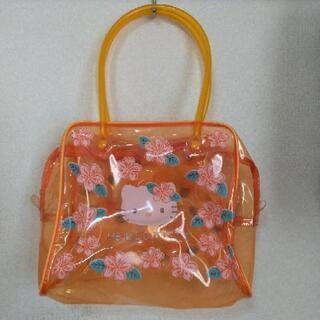 🌈未使用★ハローキティ★クリアバッグ