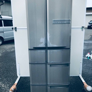 ①‼️415L‼️1027番 三菱✨ノンフロン冷凍冷蔵庫✨MR-G42N-T1‼️