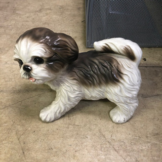 陶器の置物 🌟 犬 可愛い 小さめ 癒されます 🌈しげん屋