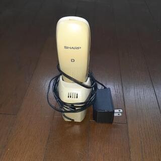 ★無料  シャープ FAX  子機 充電器付き ☆本日３時まで の画像