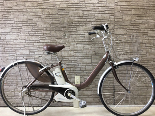 決算SALE 東京23区配達無料　新基準　Panasonic パナソニック ビビライトU 5Ah リチウム 電動自転車 中古自転車 ■26インチ