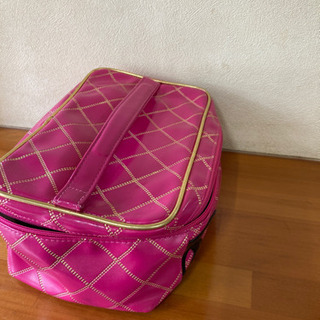 バニティバッグ　ピンクの画像