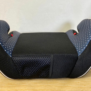 🌈ドット柄❣️🌈ジュニアシート　ネイビー 管理番号-B352801の画像