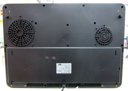 アイリスオーヤマ 2口IHヒーター 2016年 幅56x高さ6x奥行40cm IHコンロ 台座付き キッチン 調理器具 動作OK 札幌 厚別店