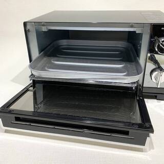 使用数回！アイリスオーヤマ オーブントースター POT-413-B 2020年製 ブラック トースト4枚 キッチン家電 中古 Bの画像