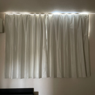 遮光カーテン＋レースカーテンの画像